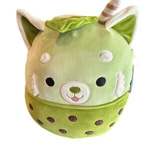 NWT Eitan the matcha boba squishmallow 14in